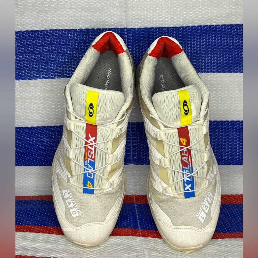 Salomon XT-4 OG Sneakers - Men’s Size 11 - Vanilla Ice and Fiery Red - Sneakers - Picture 5 of 16